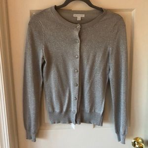 New York and Company Silver Cardigan